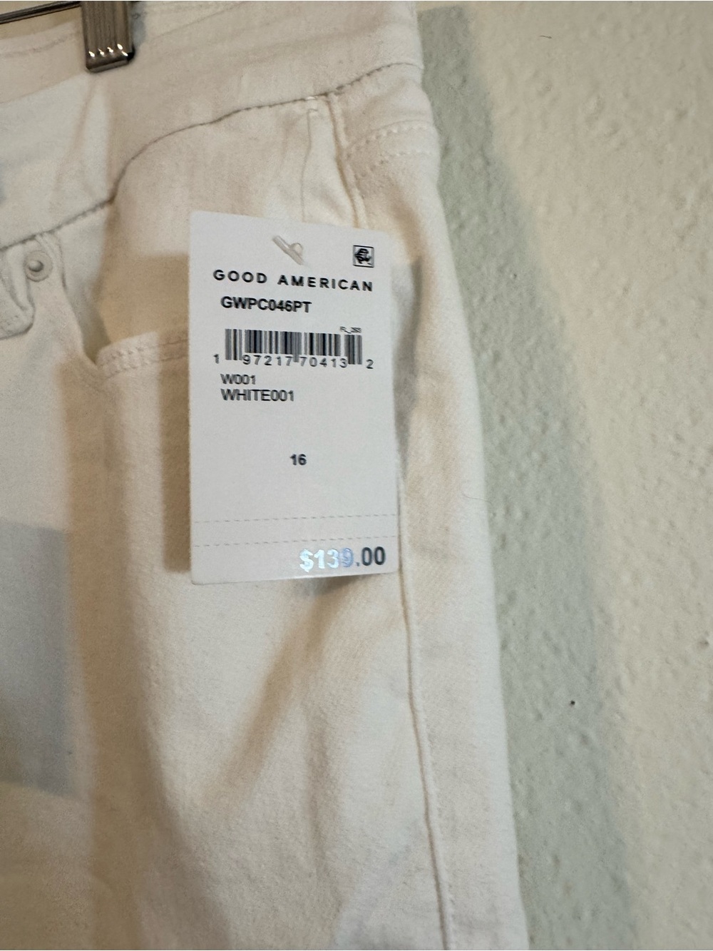 Good American Good Morning ain’t Palazzo White Jeans - Picture 5 of 8
